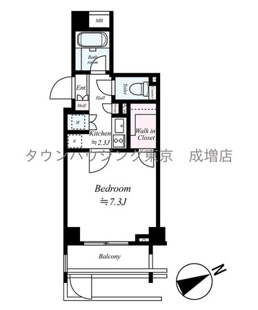 ＡＸＡＳ西高島平の物件間取画像